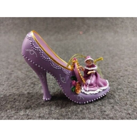 Disney's Once Upon a Slipper Ornament Collection Belle 2010 Bradford Exchange - Picture 4 of 6